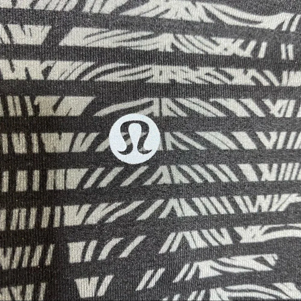 Lululemon Wunder Under Feather Print Crop Leggings - Picture 7 of 9